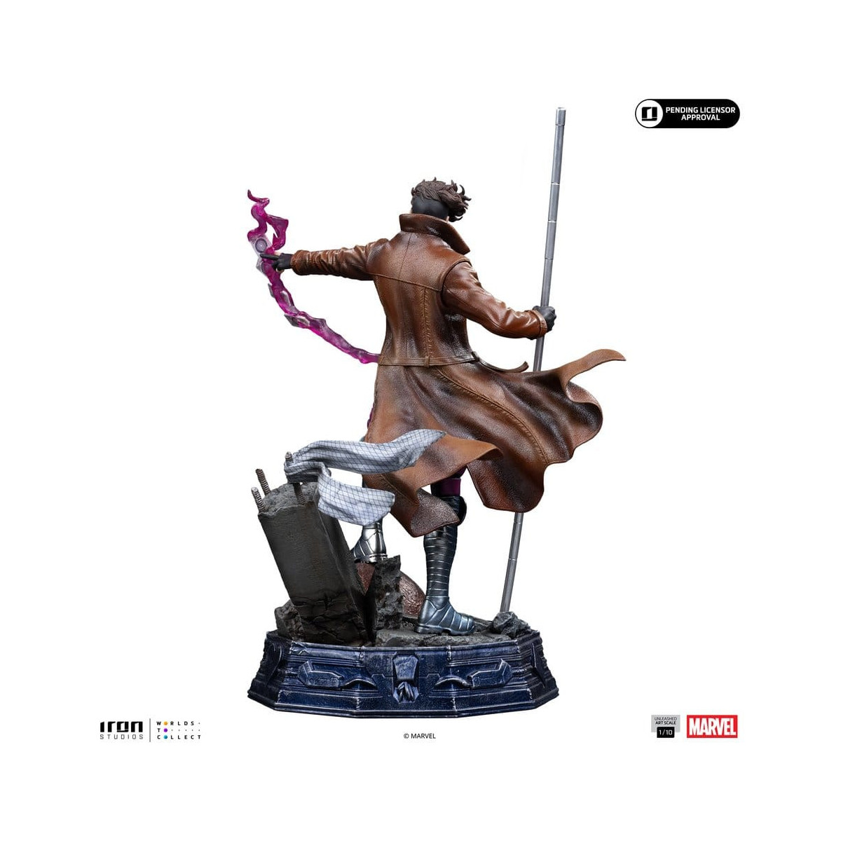 Iron Studios „ Marvel Comics “ – „ X-Men “ – Gambit im Maßstab 1:10 (BDS Art Scale)
