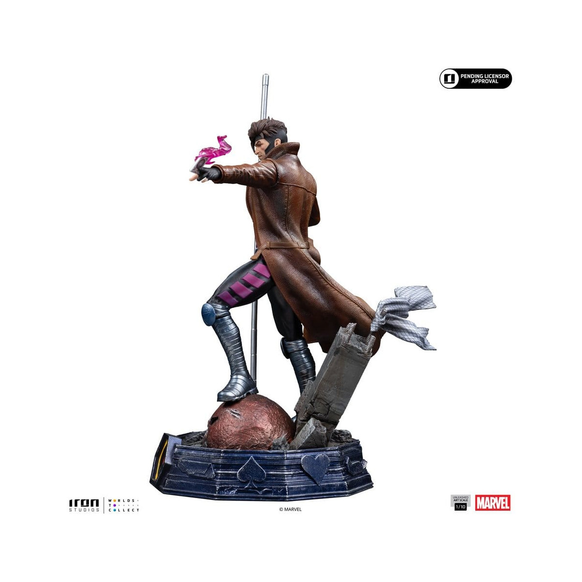 Iron Studios „ Marvel Comics “ – „ X-Men “ – Gambit im Maßstab 1:10 (BDS Art Scale)