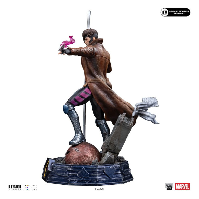 Iron Studios „ Marvel Comics “ – „ X-Men “ – Gambit im Maßstab 1:10 (BDS Art Scale)