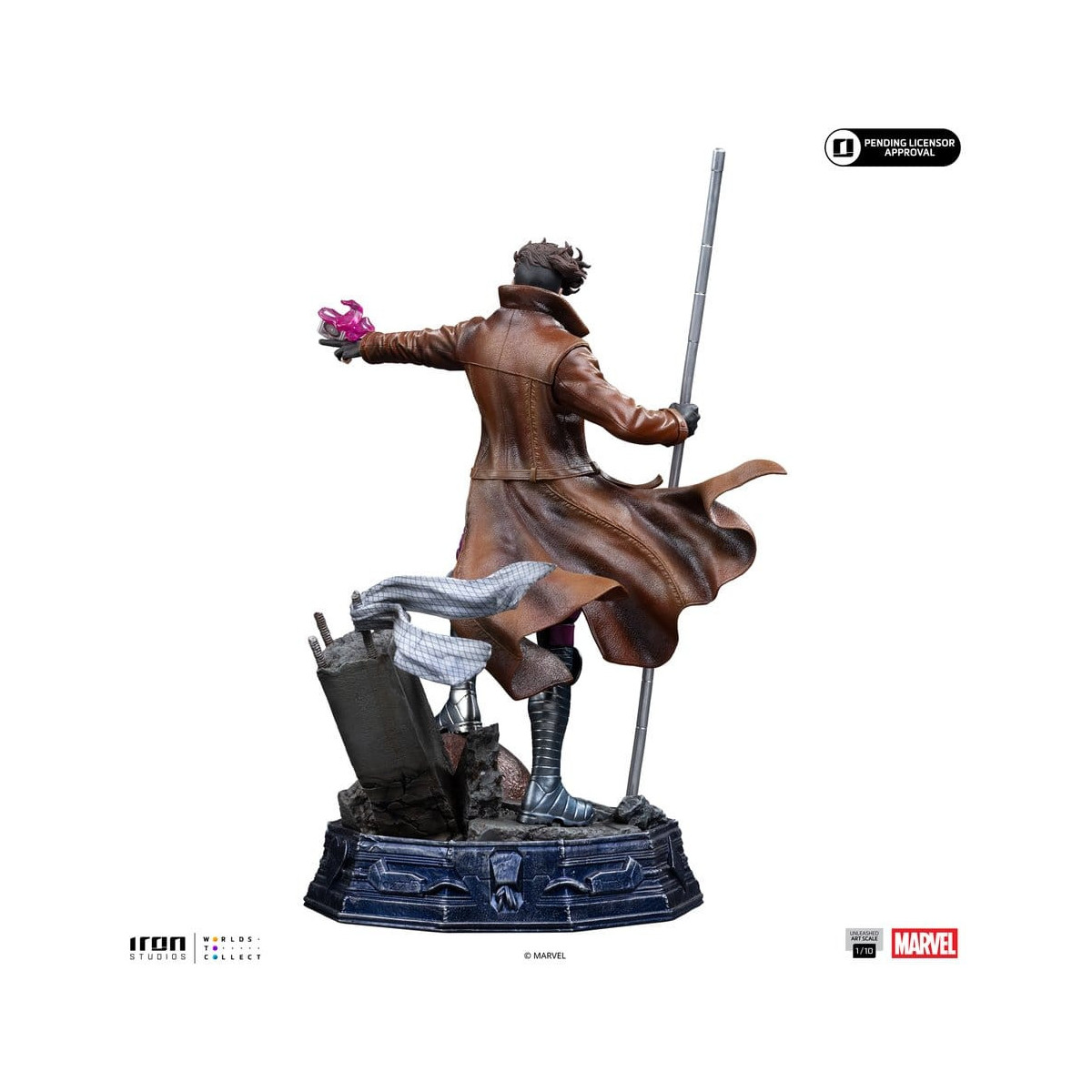 Iron Studios „ Marvel Comics “ – „ X-Men “ – Gambit im Maßstab 1:10 (BDS Art Scale)