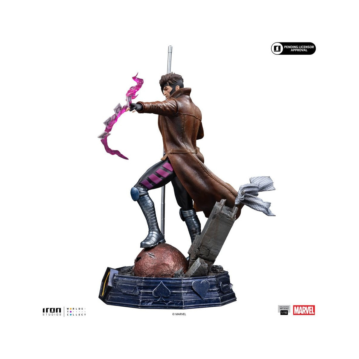 Iron Studios „ Marvel Comics “ – „ X-Men “ – Gambit im Maßstab 1:10 (BDS Art Scale)