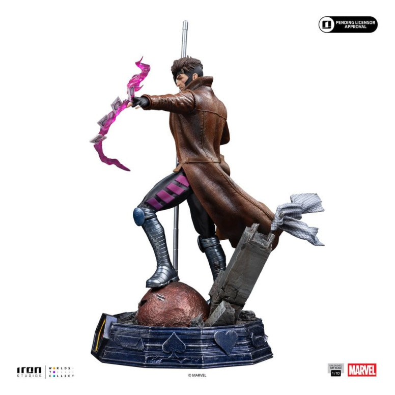 Iron Studios „ Marvel Comics “ – „ X-Men “ – Gambit im Maßstab 1:10 (BDS Art Scale)
