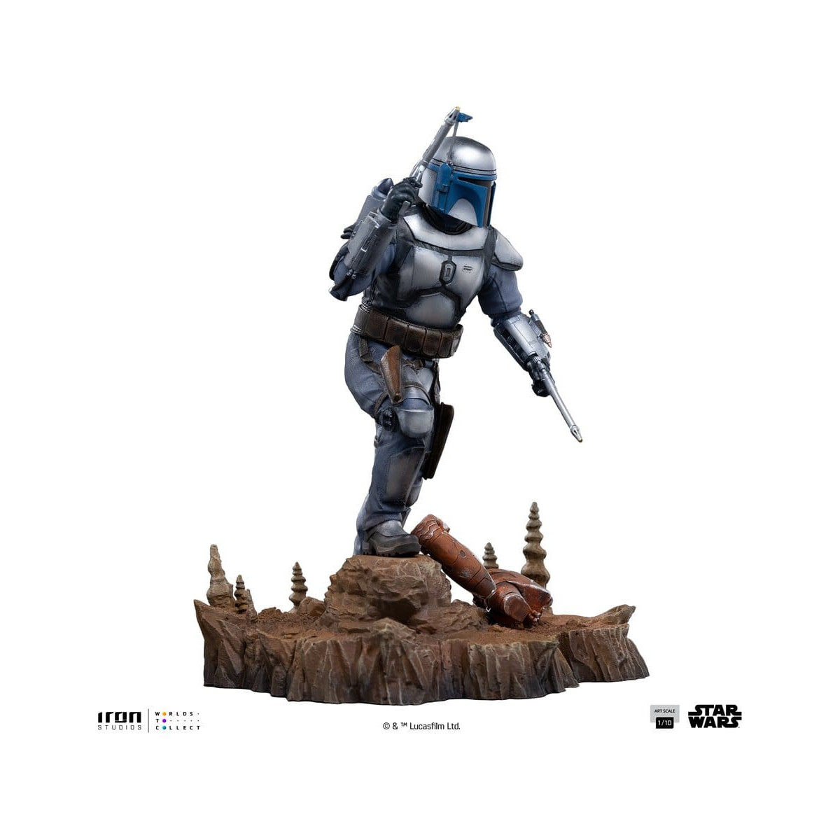 Iron Studios – Jango Fett im Maßstab 1:10 – Star Wars: Episode II
