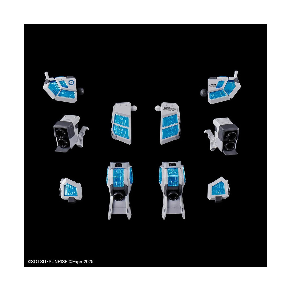 Bandai - Gunpla - 1/144 HG - RX-78F00E „ Gundam “ Ex-001 „ G.L.R.S.S. “ Feather Unit - Mobile Suit Gundam