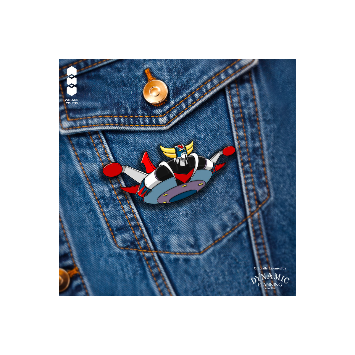 We Are Tokyo – „ Grendizer “ Mystery-Box-Ansteckpins, Set A – 6er-Set
