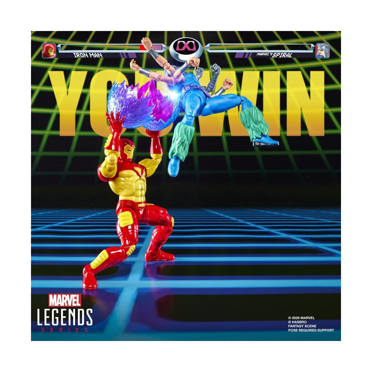 Hasbro Marvel Legends Gamerverse-Reihe – „ “ & „Marvel’s Spiral“ Iron Man
