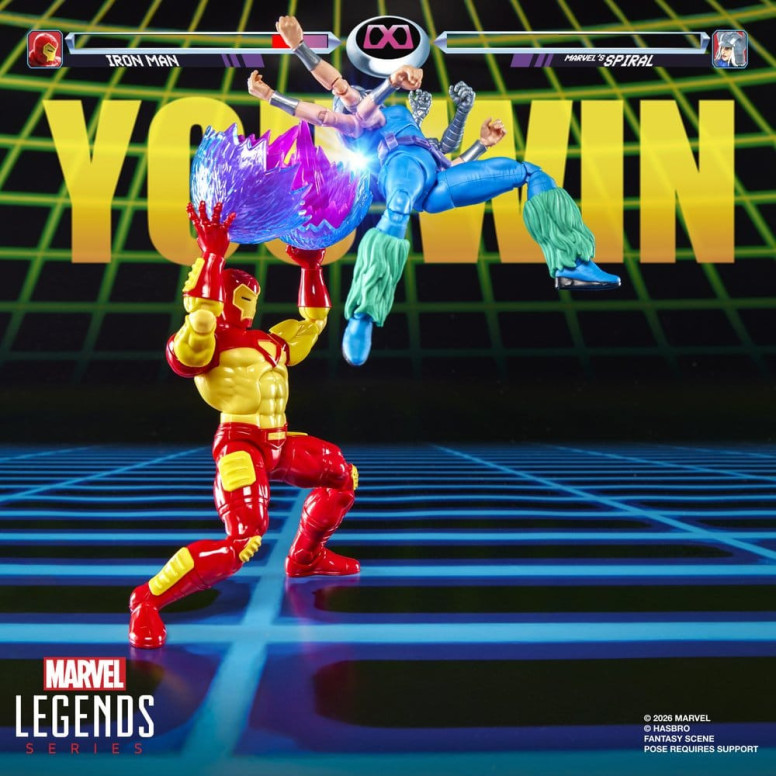 Hasbro Marvel Legends Gamerverse-Reihe – „ “ & „Marvel’s Spiral“ Iron Man