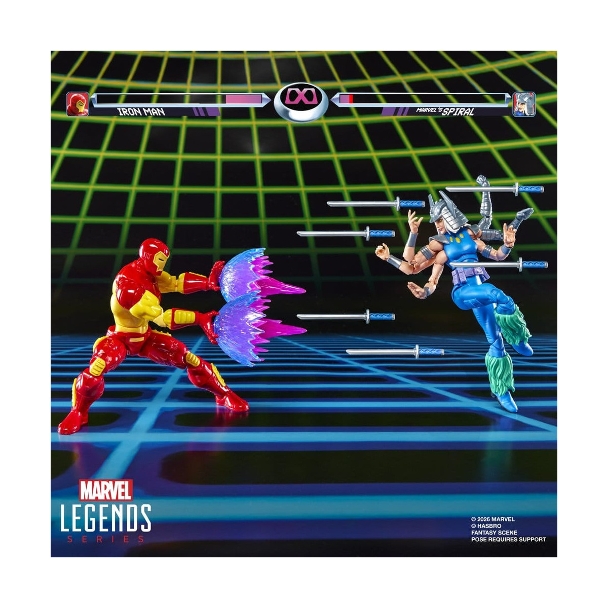 Hasbro Marvel Legends Gamerverse-Reihe – „ “ & „Marvel’s Spiral“ Iron Man