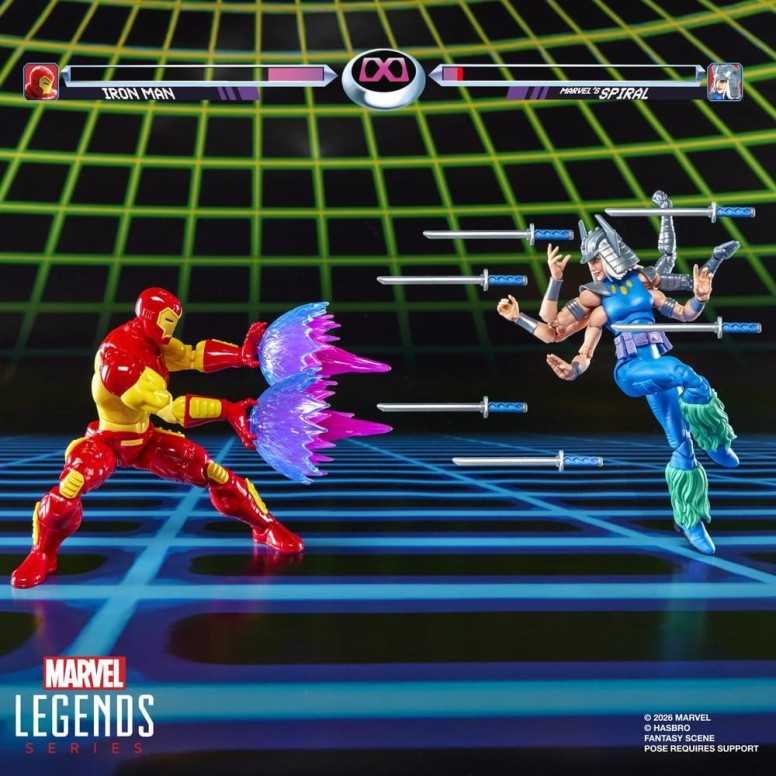 Hasbro Marvel Legends Gamerverse-Reihe – „ “ & „Marvel’s Spiral“ Iron Man