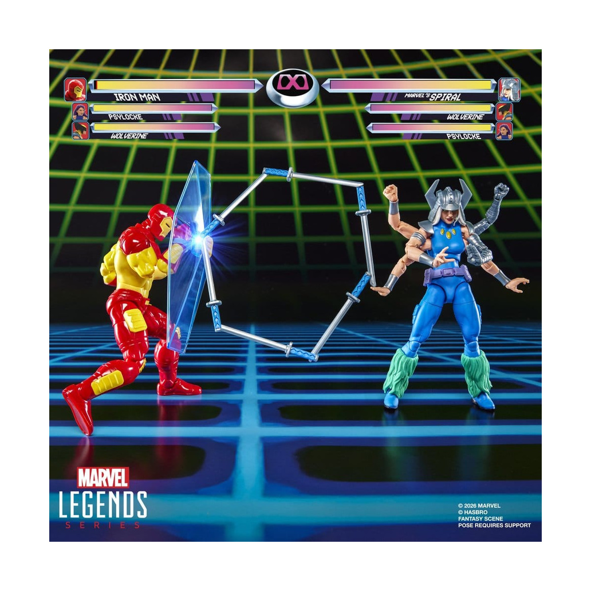 Hasbro Marvel Legends Gamerverse-Reihe – „ “ & „Marvel’s Spiral“ Iron Man