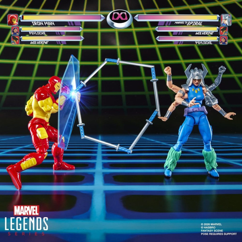 Hasbro Marvel Legends Gamerverse-Reihe – „ “ & „Marvel’s Spiral“ Iron Man