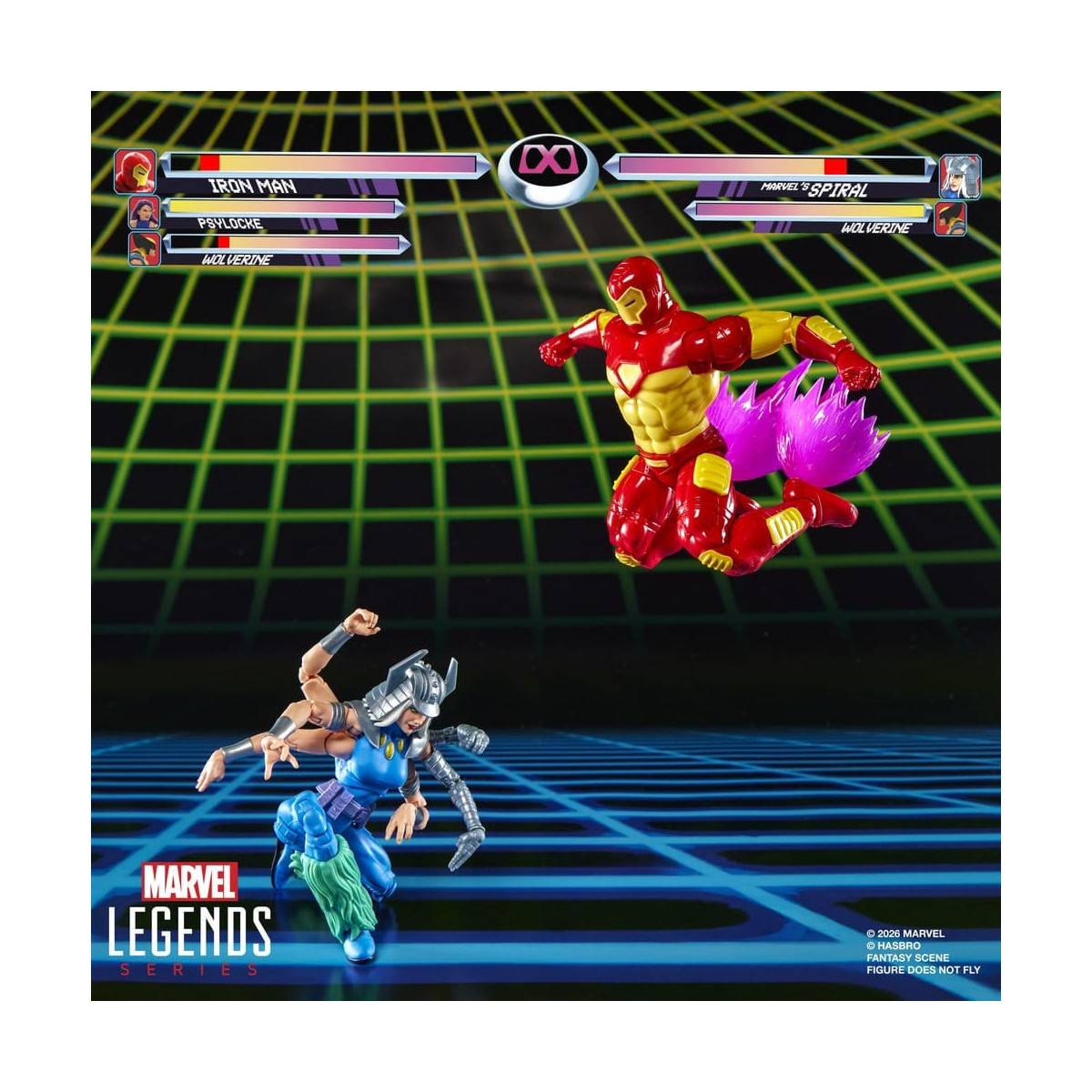 Hasbro Marvel Legends Gamerverse-Reihe – „ “ & „Marvel’s Spiral“ Iron Man
