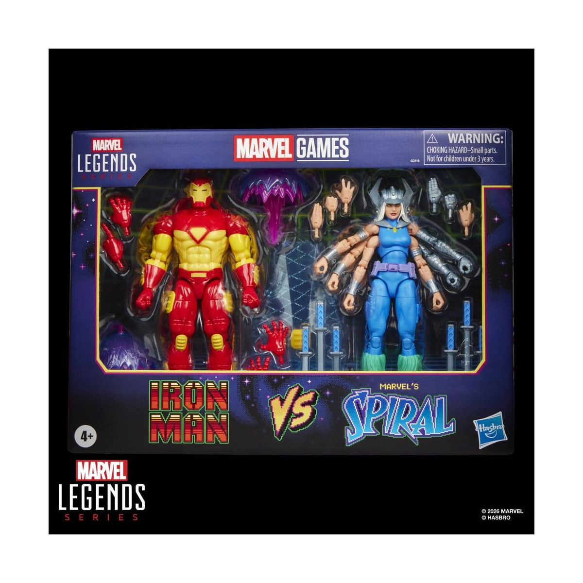 Hasbro Marvel Legends Gamerverse-Reihe – „ “ & „Marvel’s Spiral“ Iron Man