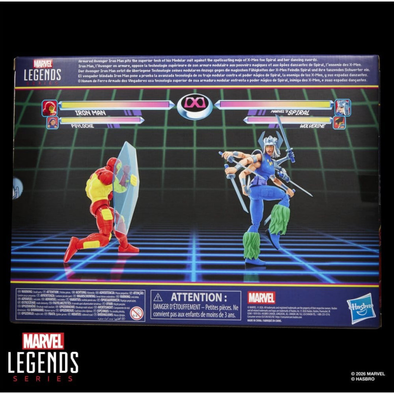Hasbro Marvel Legends Gamerverse-Reihe – „ “ & „Marvel’s Spiral“ Iron Man