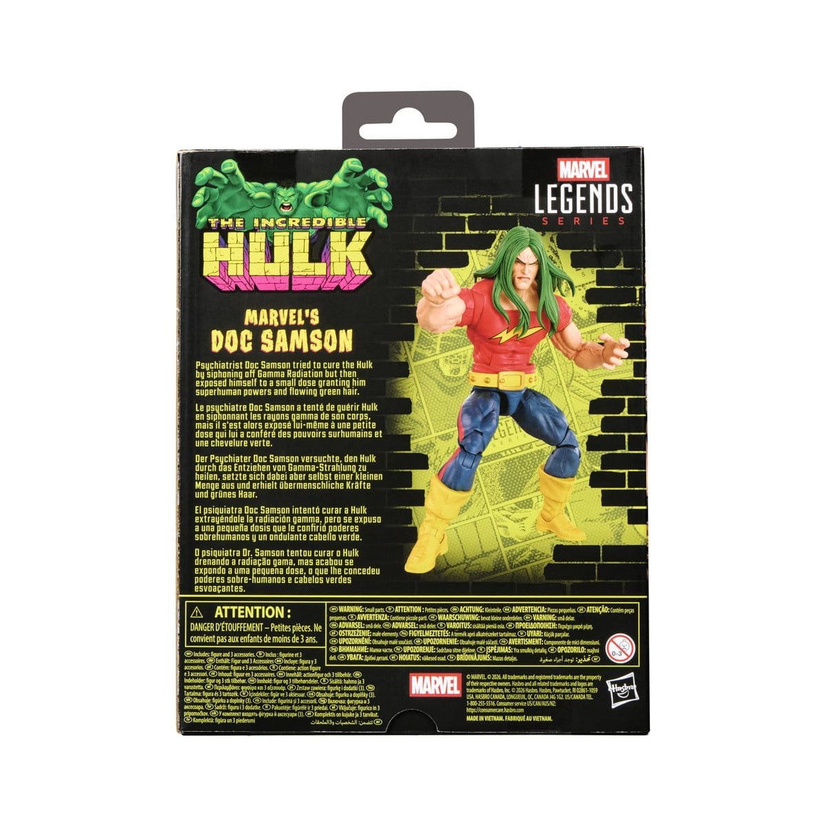 Marvel Legends Der unglaubliche „ Hulk “ – Doc Samson