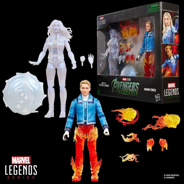 Marvel Legends - Die Unsichtbare Frau & die Menschliche Fackel – „ Avengers “: Doomsday