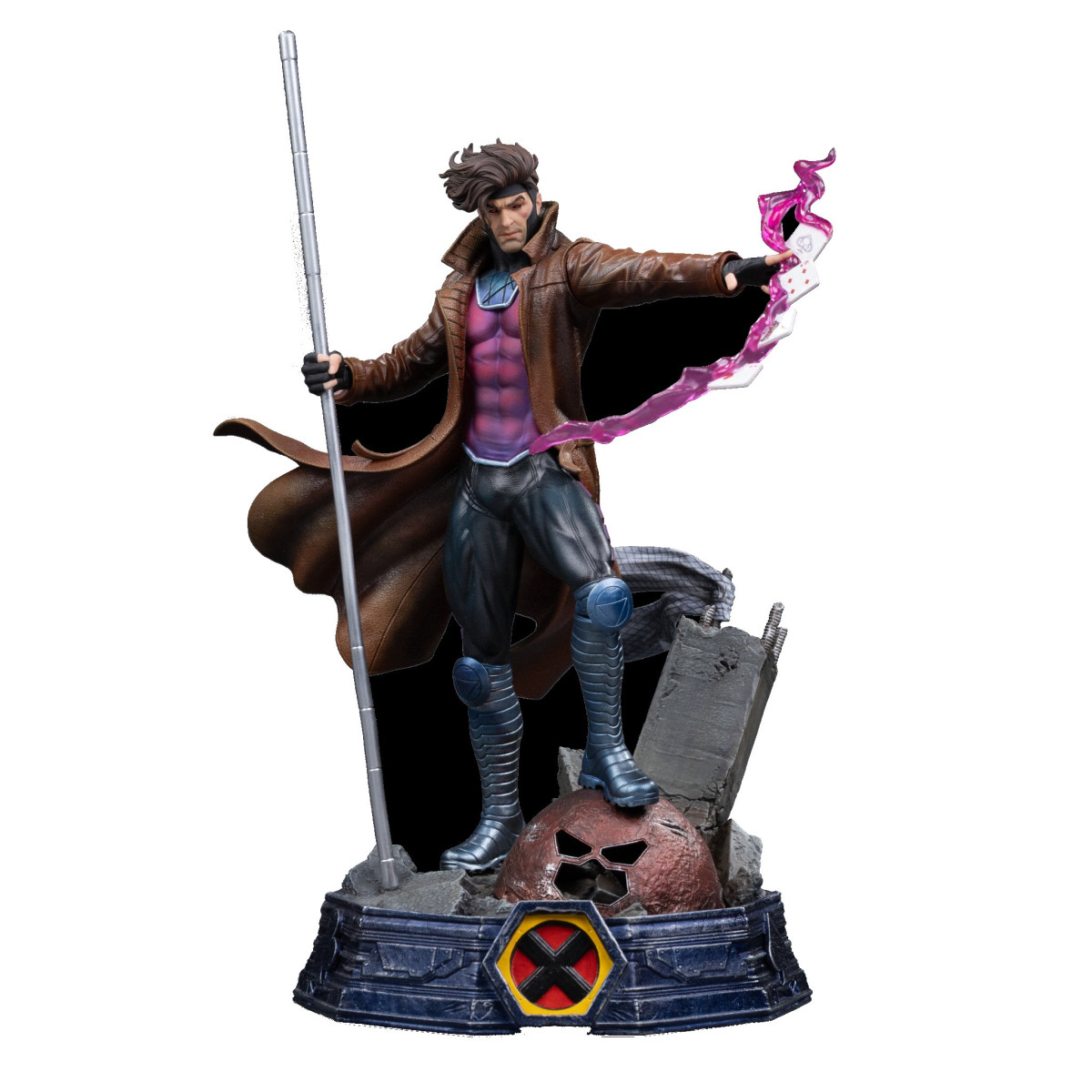 Iron Studios „ Marvel Comics “ – „ X-Men “ – Gambit im Maßstab 1:10 (BDS Art Scale)