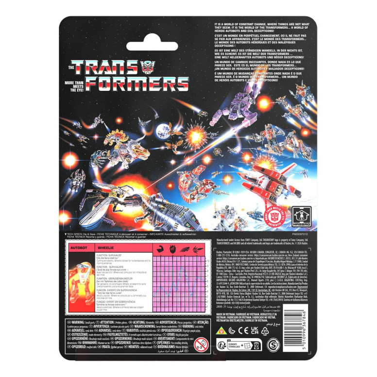 Hasbro - „ Transformers “ Retro G1 – Autobot Wheelie