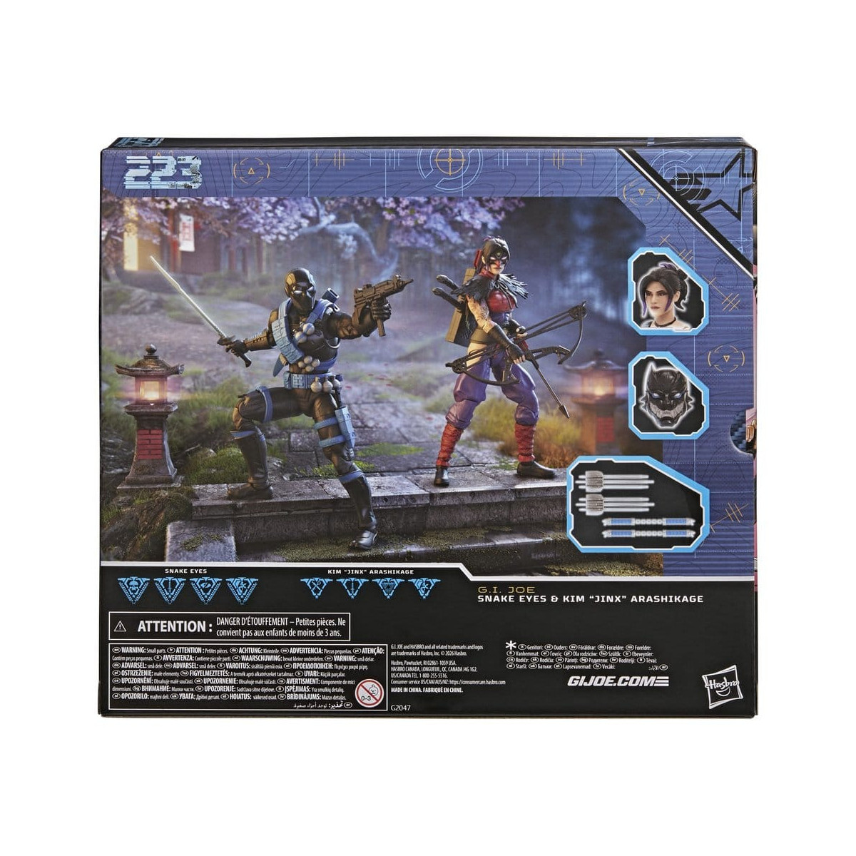 Hasbro G.I.JOE Classified-Serie – Ninja Force: Snake Eyes & Kim „Jinx“ Arashikage