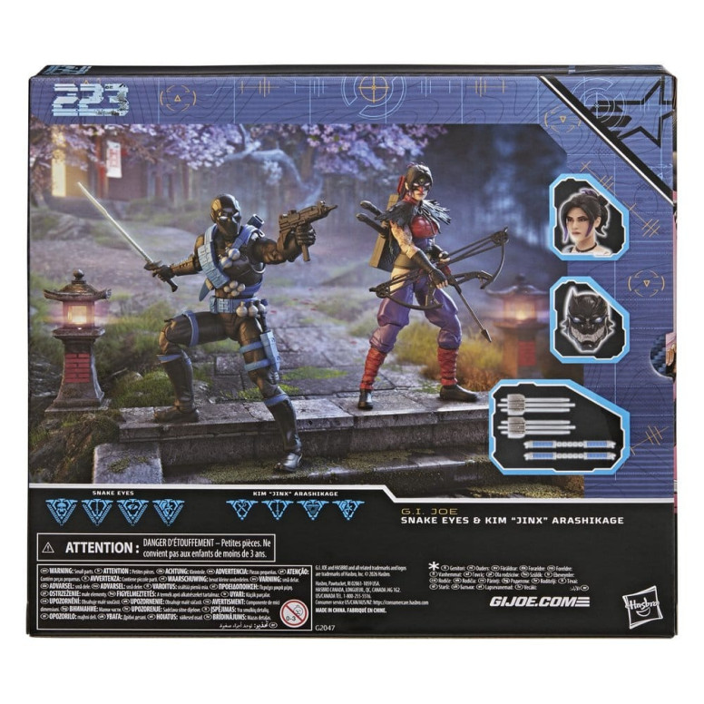 Hasbro G.I.JOE Classified-Serie – Ninja Force: Snake Eyes & Kim „Jinx“ Arashikage
