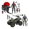 Hasbro G.I.JOE Classified-Serie – Snake Eyes & Varmint ATV gegen Stealth Viper & „ “ Stealth Flight Pod (Trubble Bubble) Cobra