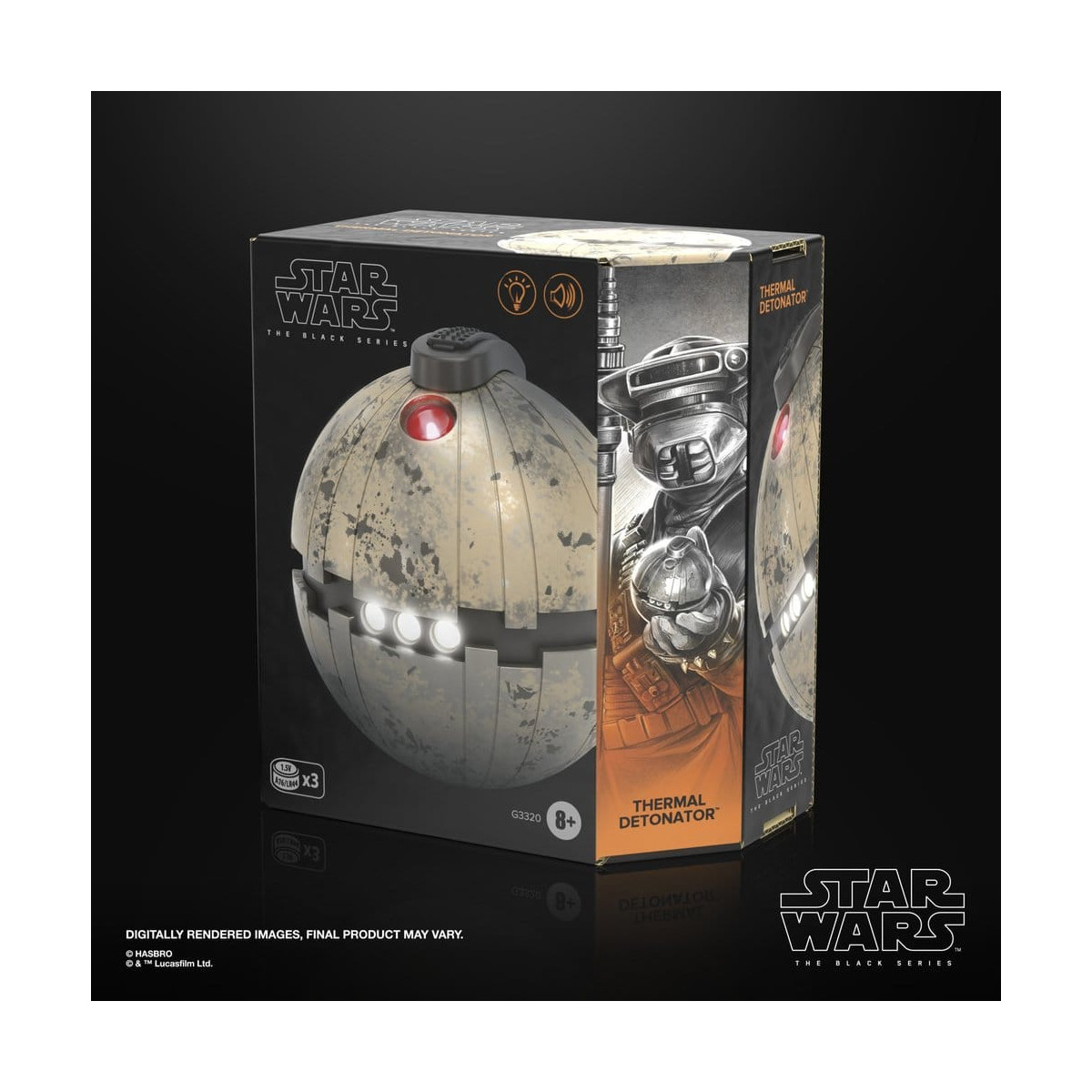 Hasbro Star Wars The Black Series – Nachbau des Thermaldetonators 1:1 – Star Wars: Episode VI