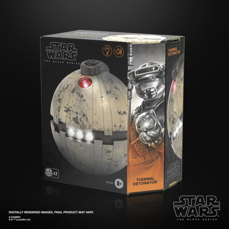 Hasbro Star Wars The Black Series – Nachbau des Thermaldetonators 1:1 – Star Wars: Episode VI