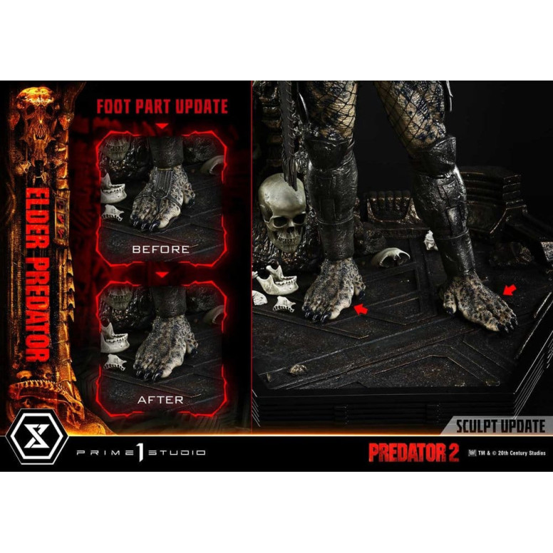 Prime 1 Studio - Predator 2 – Elder Predator DX Bonus-Version Museum Masterline Series, Teil 1 von 3