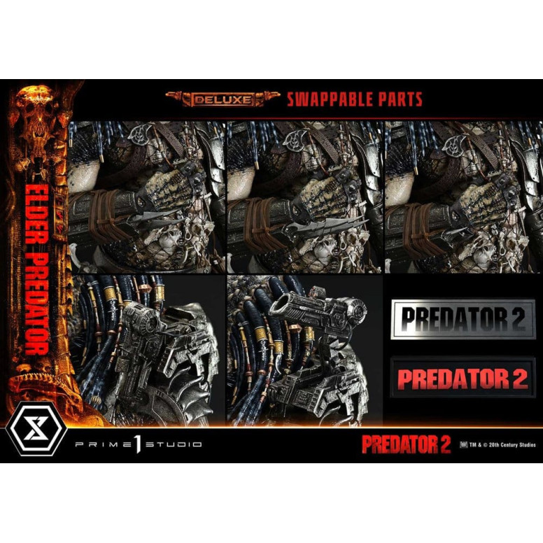 Prime 1 Studio - Predator 2 – Elder Predator DX Bonus-Version Museum Masterline Series, Teil 1 von 3