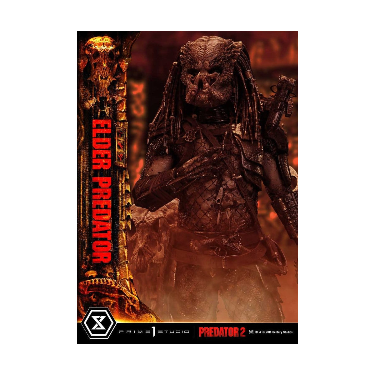 Prime 1 Studio - Predator 2 – Elder Predator DX-Version Museum Masterline Series, Teil 1/3