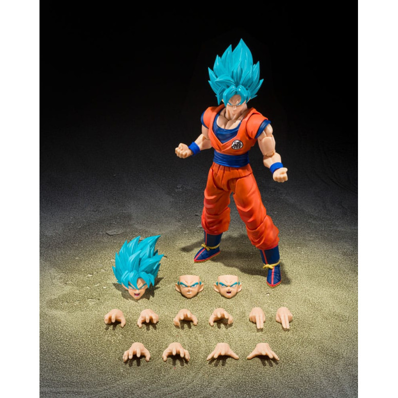 Bandai Tamashii - Super – Super-Saiyajin-Gott Super-Saiyajin Son Goku  (Blaue Kraft, die alle Grenzen überschreitet) - Dragon Ba