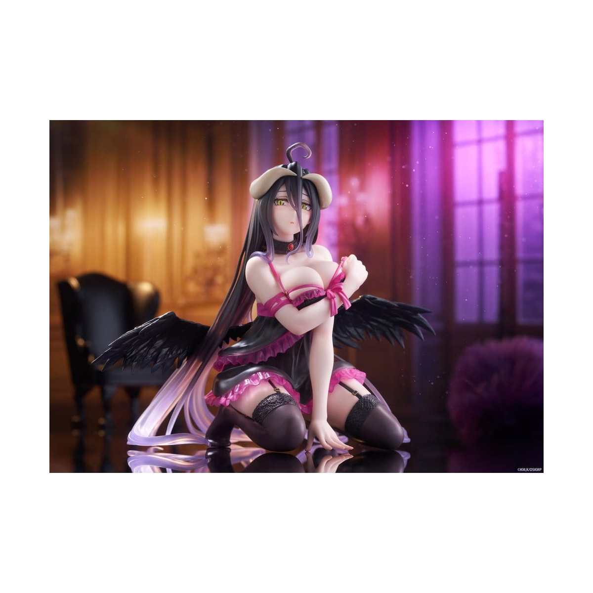 Taito - Desktop-Figur „Cute Figure Albedo“ (Negligé-Version) – Overlord