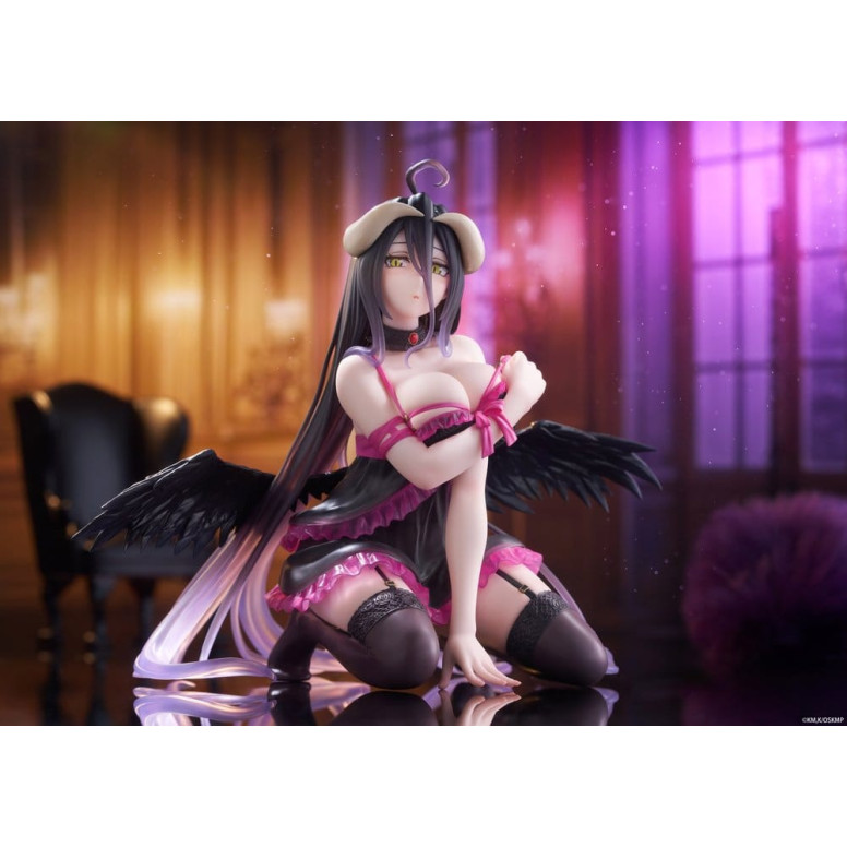 Taito - Desktop-Figur „Cute Figure Albedo“ (Negligé-Version) – Overlord