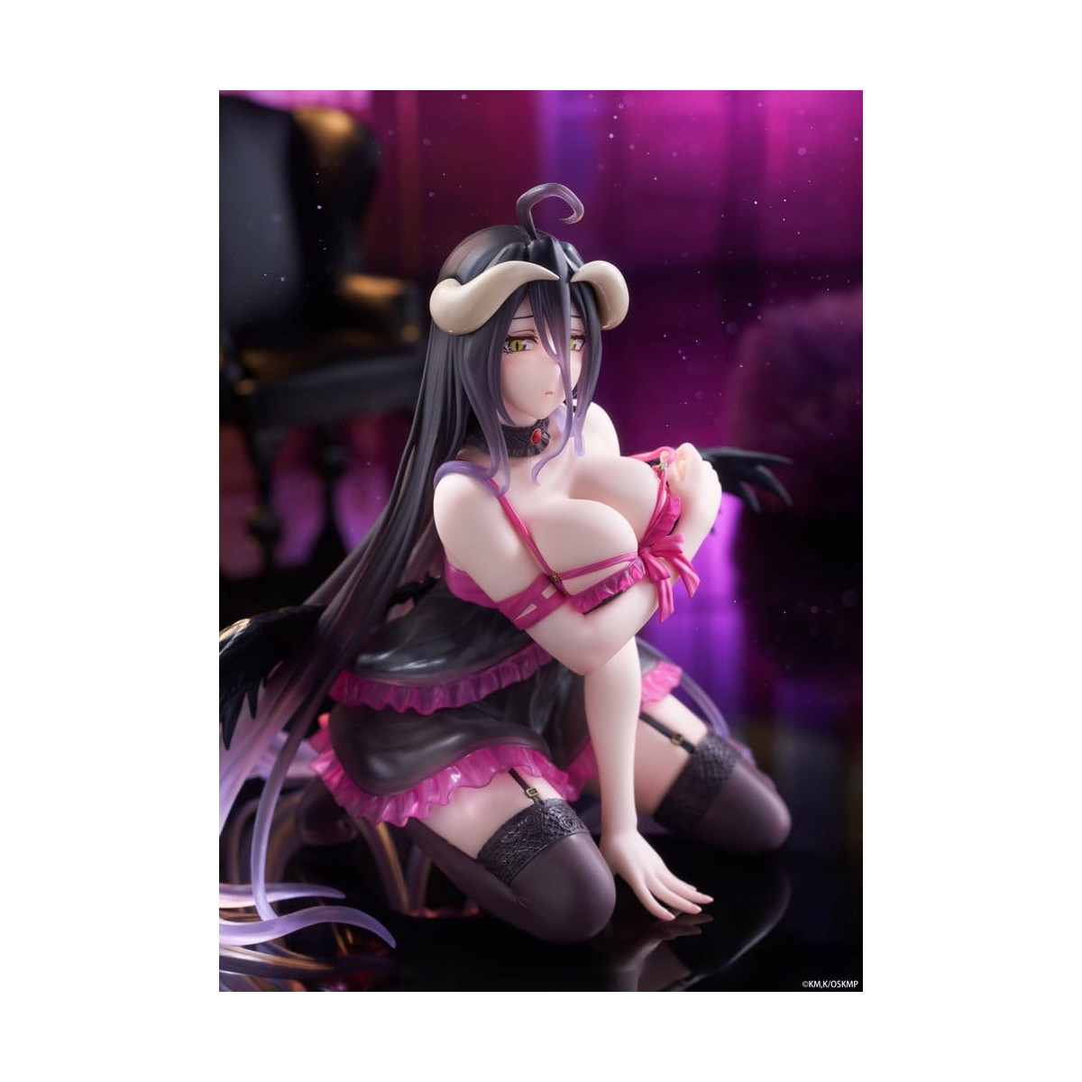 Taito - Desktop-Figur „Cute Figure Albedo“ (Negligé-Version) – Overlord