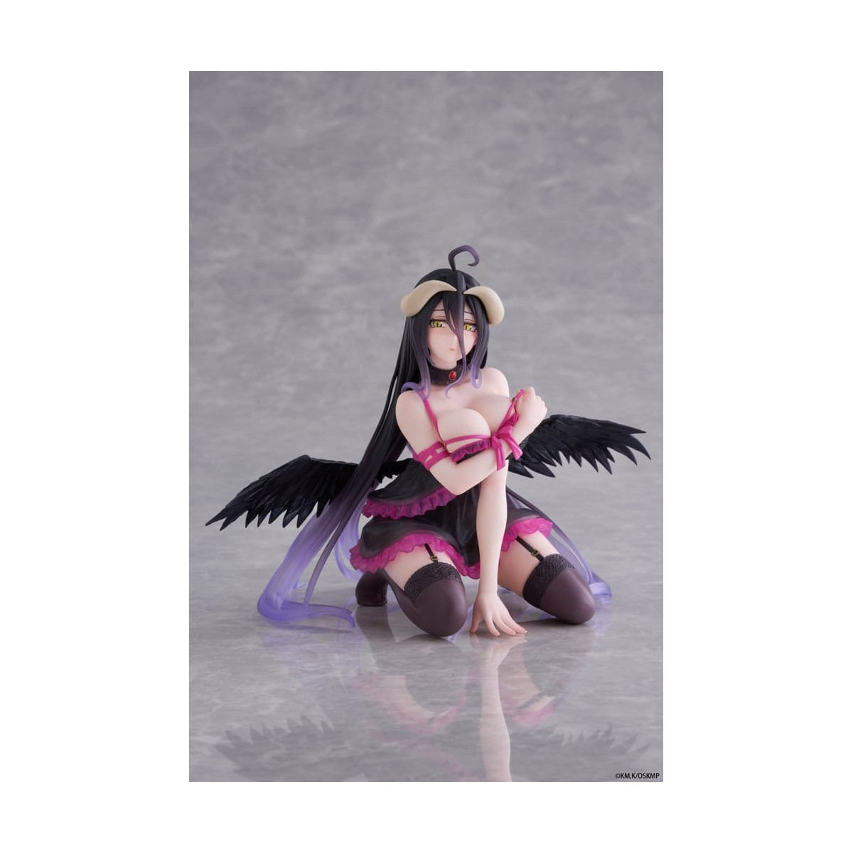 Taito - Desktop-Figur „Cute Figure Albedo“ (Negligé-Version) – Overlord