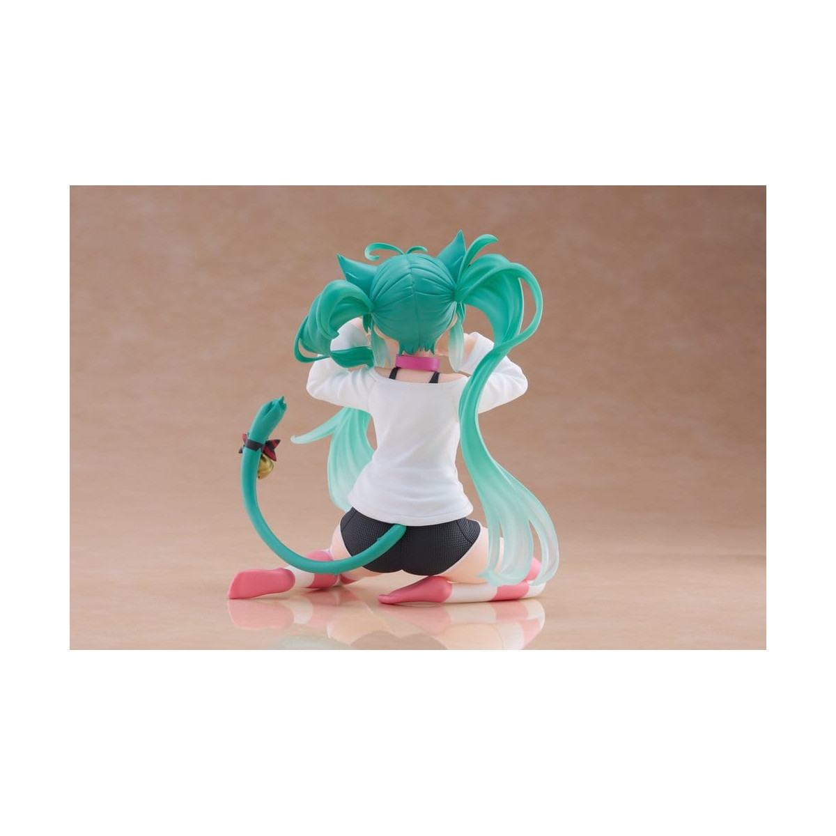 Taito - Desktop Cute Figure Hatsune Miku T-Shirt mit Katzenohren Ver.