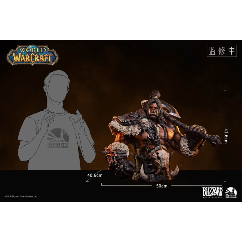 INFINITY STUDIO x BLIZZARD – Grommash Hellscream – Büste im Maßstab 1:3 World of Warcraft