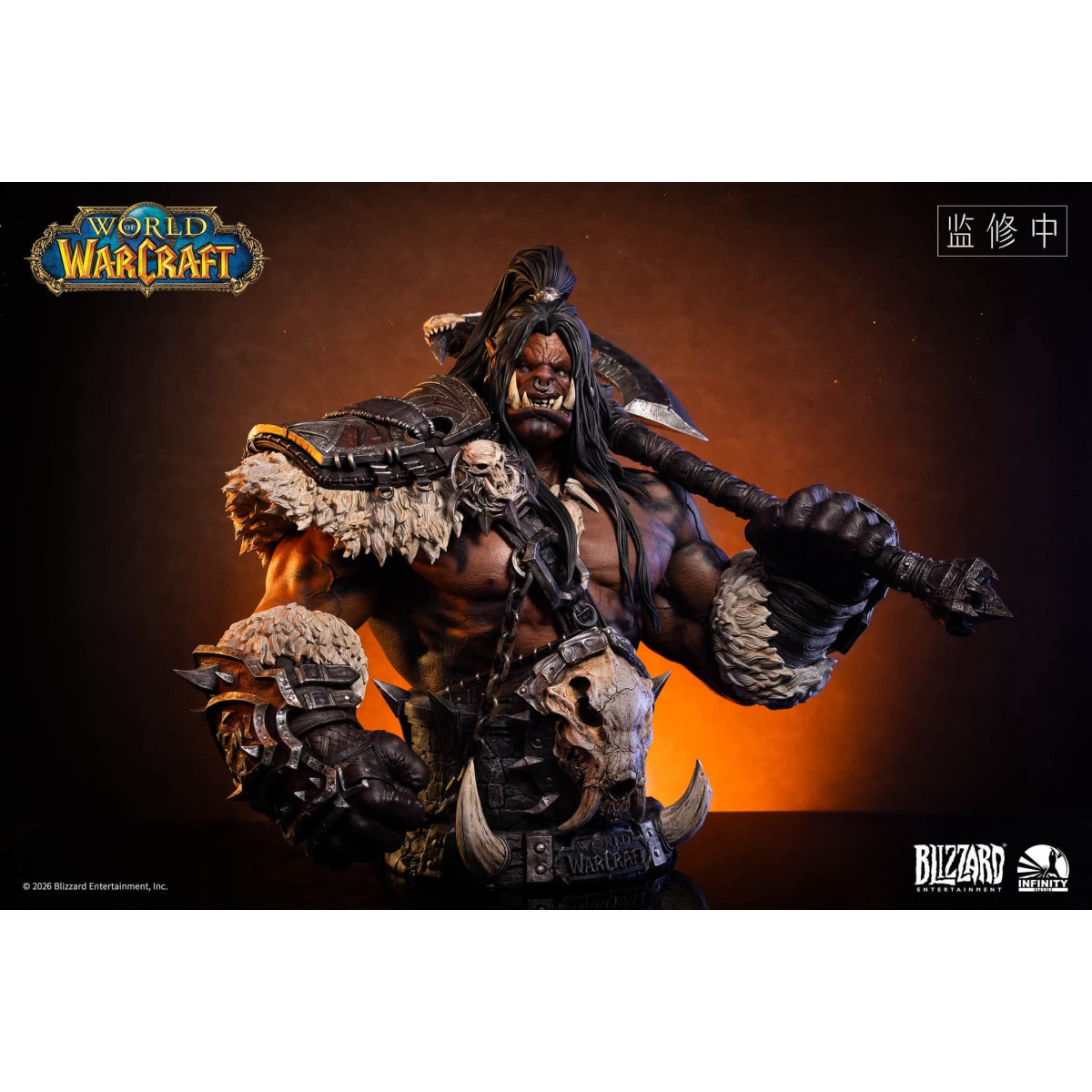 INFINITY STUDIO x BLIZZARD – Grommash Hellscream – Büste im Maßstab 1:3 World of Warcraft