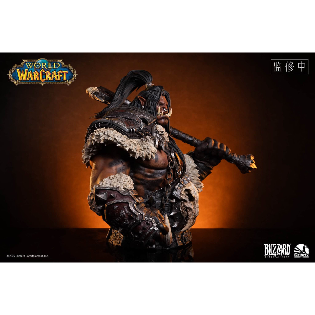 INFINITY STUDIO x BLIZZARD – Grommash Hellscream – Büste im Maßstab 1:3 World of Warcraft