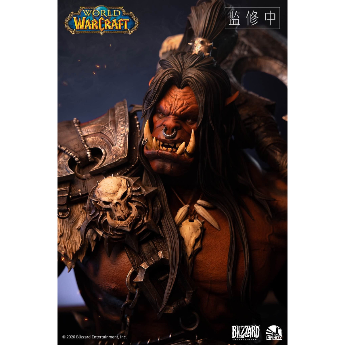 INFINITY STUDIO x BLIZZARD – Grommash Hellscream – Büste im Maßstab 1:3 World of Warcraft