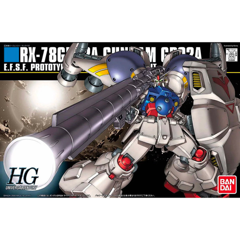 Bandai - Gunpla - 1/144 HG - RX-78 GP-02A „ Gundam “ GP-02A - Mobile Suit Gundam