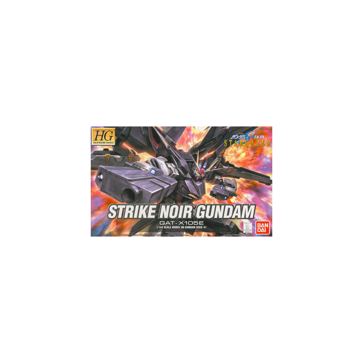 Bandai - Gunpla - 1/144 HG - GAT-X105E STRIKE NOIR Gundam - Gundam Seed Stargazer