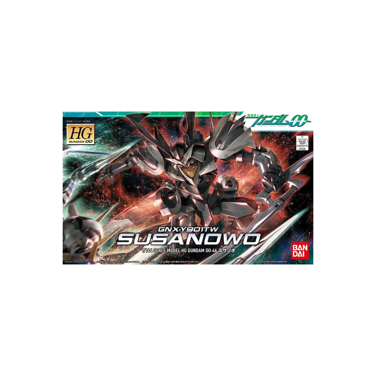 Bandai - Gunpla - 1/144 HG - GNX-Y901TW Susanowo - Mobile Suit „ Gundam “ 00