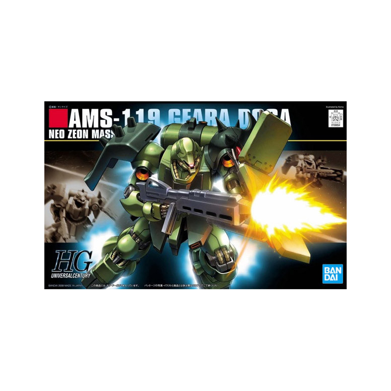 Bandai - Gunpla - Gundam 1/144 HG – AMS-119 GEARA DOGA – Mobile Suit „ Gundam “ UC