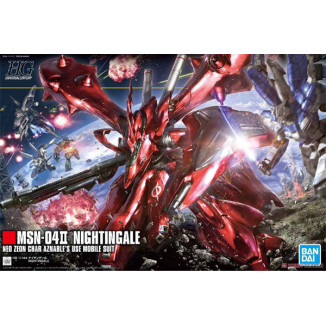 Bandai - Gunpla - Gundam 1/144 HG – Msn-04II Nightingale – Mobile Suit Gundam: Char’s Counterattack