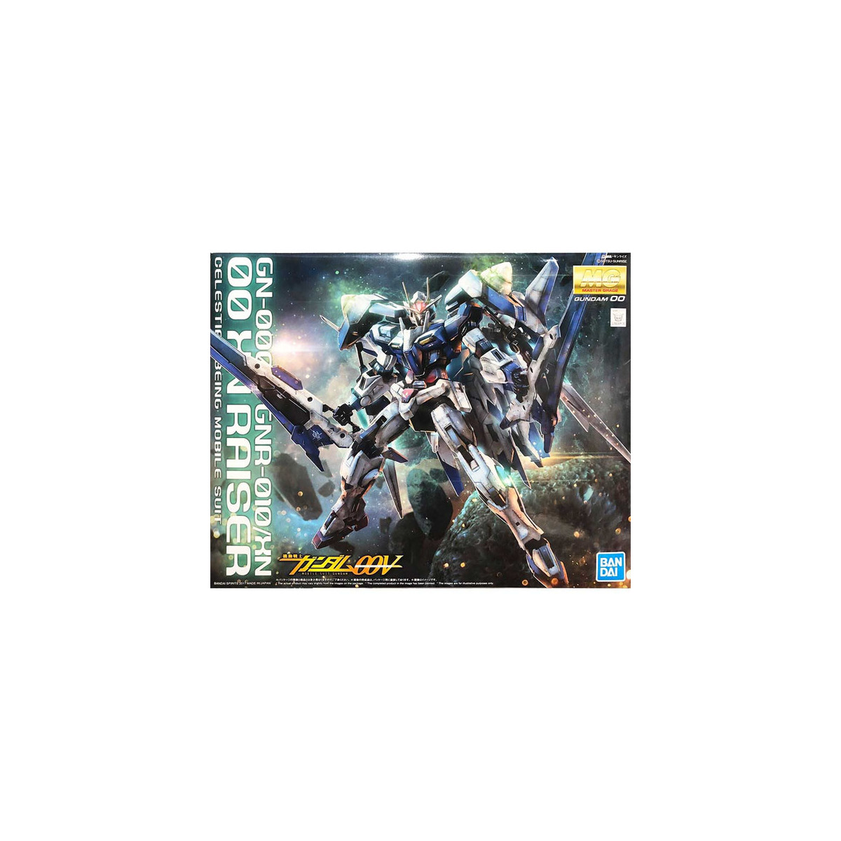 Bandai - Gunpla - 1:100 MG - GN-0000 00 XN RAISER - Mobile Suit „ Gundam “ 00V