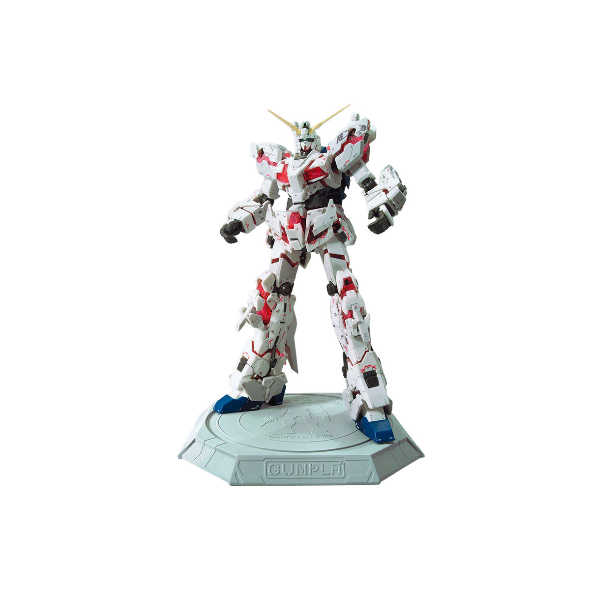 Bandai - Gunpla - 1/100 MG - RX-0 Unicorn Gundam - Mobile Suit „ Gundam “ Unicorn-Figur