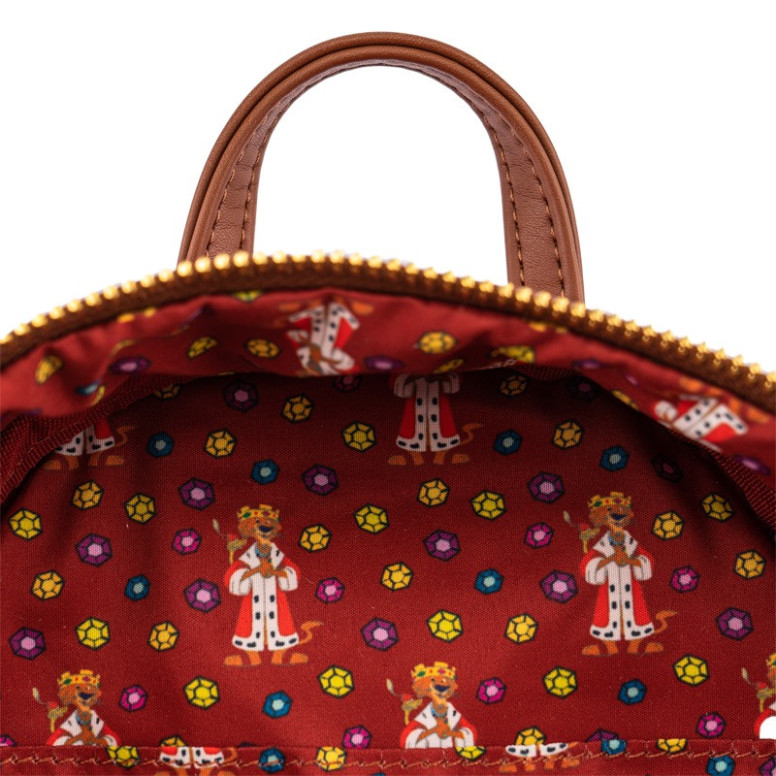 Disney Robin Hood - Exklusiver Mini-Rucksack mit Blumenmuster und Figur Loungefly