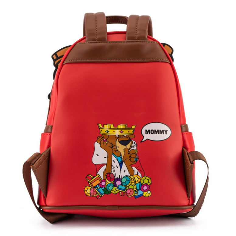 Disney Robin Hood - Exklusiver Mini-Rucksack mit Blumenmuster und Figur Loungefly