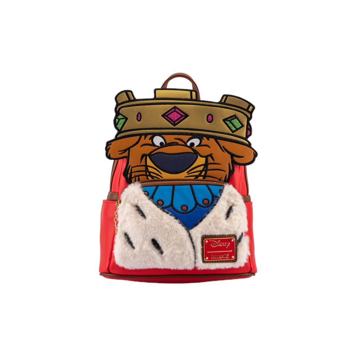 Disney Robin Hood - Exklusiver Mini-Rucksack mit Blumenmuster und Figur Loungefly
